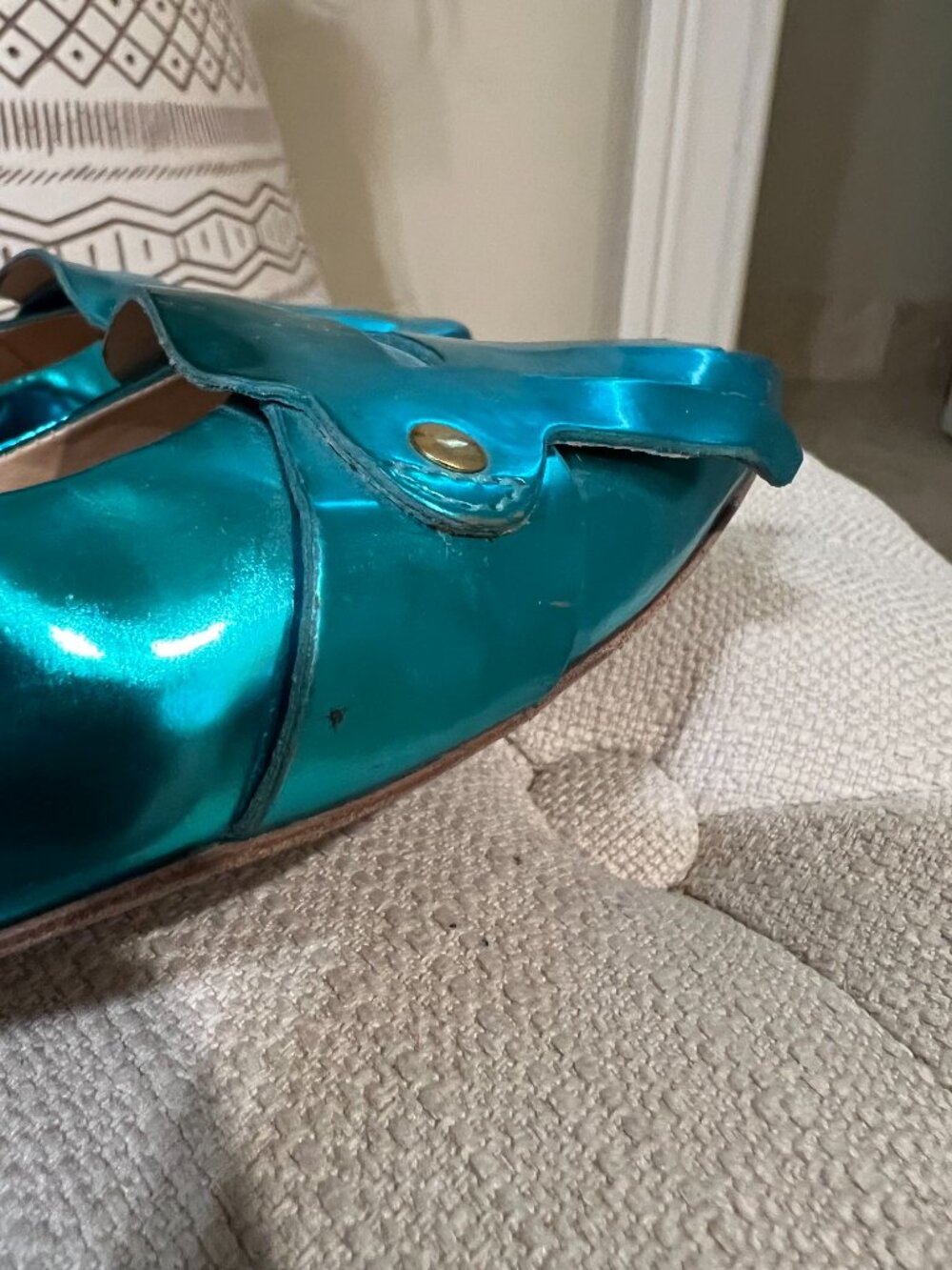 Kate Spade Turquoise Flats - Picture 8 of 8